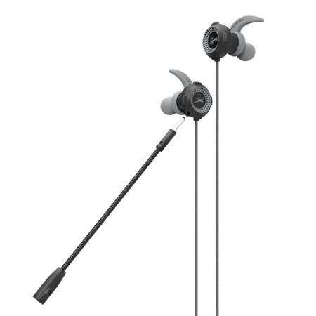 ALTEC LANSING Wired Earbuds with Microphone In-Line Controls 3.5mm Combat Gaming Buds - Black ALEB1BK